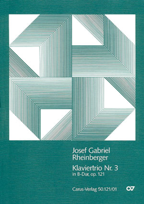 Book cover for Piano Trio No. 3 in B flat major