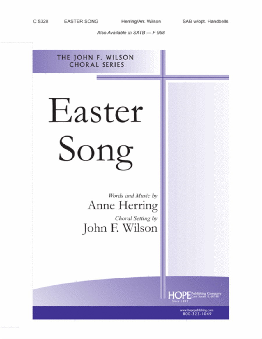 Easter Song 3-Part scores gallery preview page 1