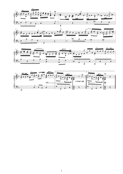 Handel - 3 Allemandes for Harpsichord (or Piano) image number null