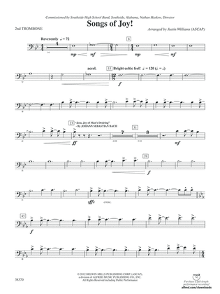 Songs of Joy!: 2nd Trombone