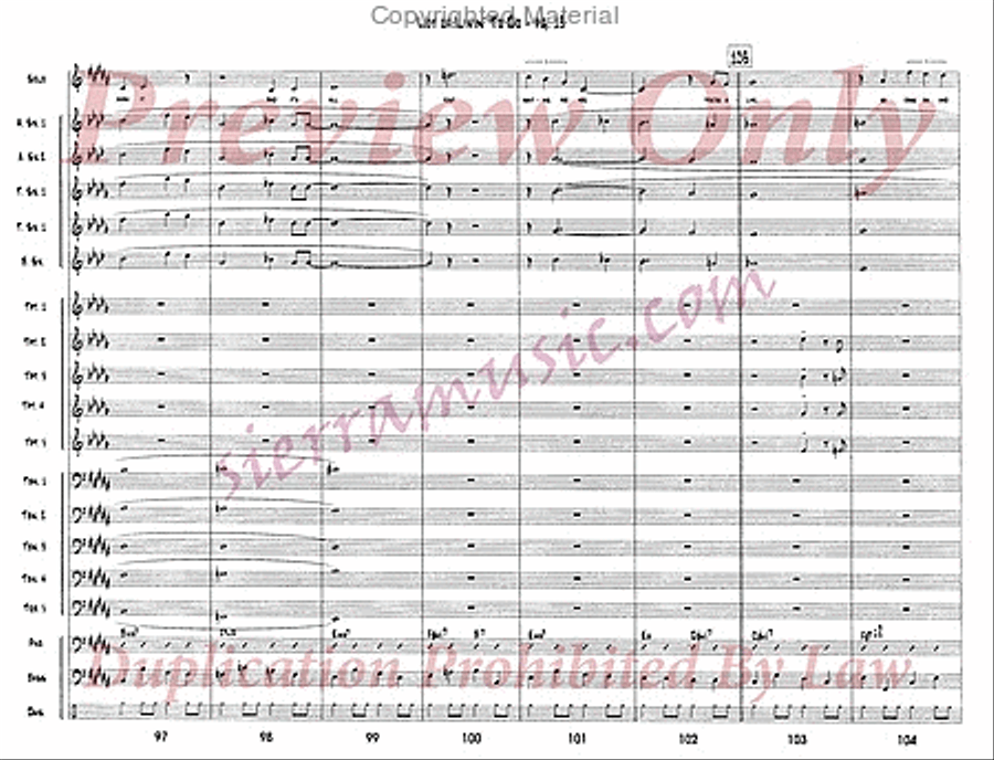 Lot Of Livin' To Do Jazz Ensemble scores gallery preview page 14