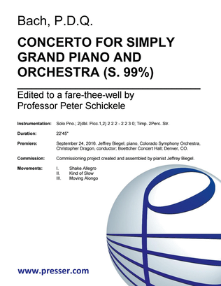 Book cover for Concerto for Simply Grand Piano