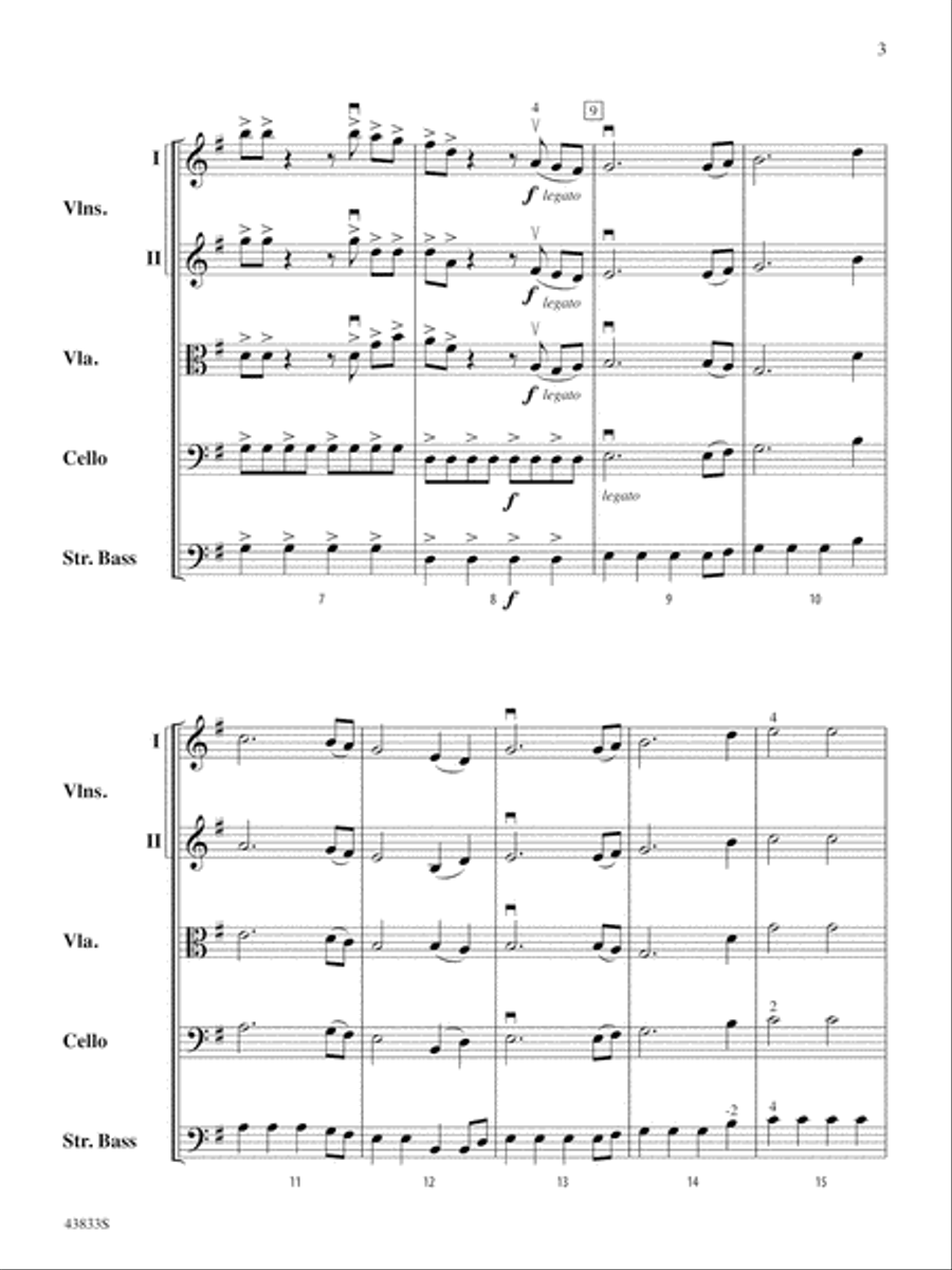 Pirate's Code: Score String Orchestra scores gallery preview page 3