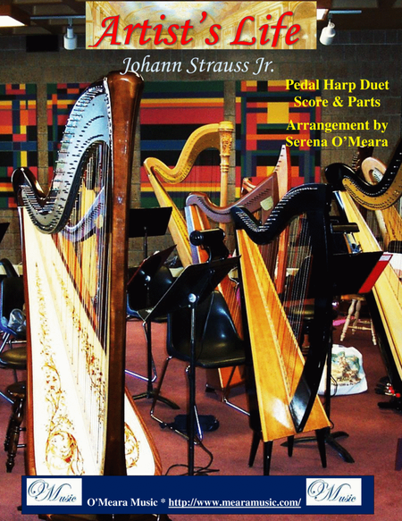 Artist’s Life, Op. 316 - Pedal Harp Score & Parts image number null