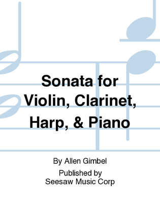 Sonata for Violin, Clarinet, Harp, & Piano