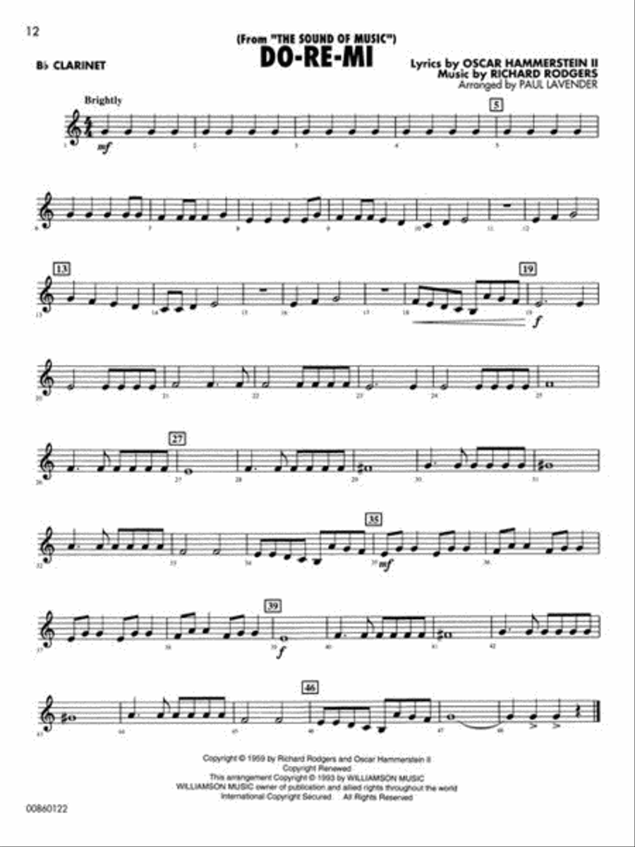 Concert Favorites Vol. 1 – Bb Clarinet Concert Band Methods scores gallery preview page 5