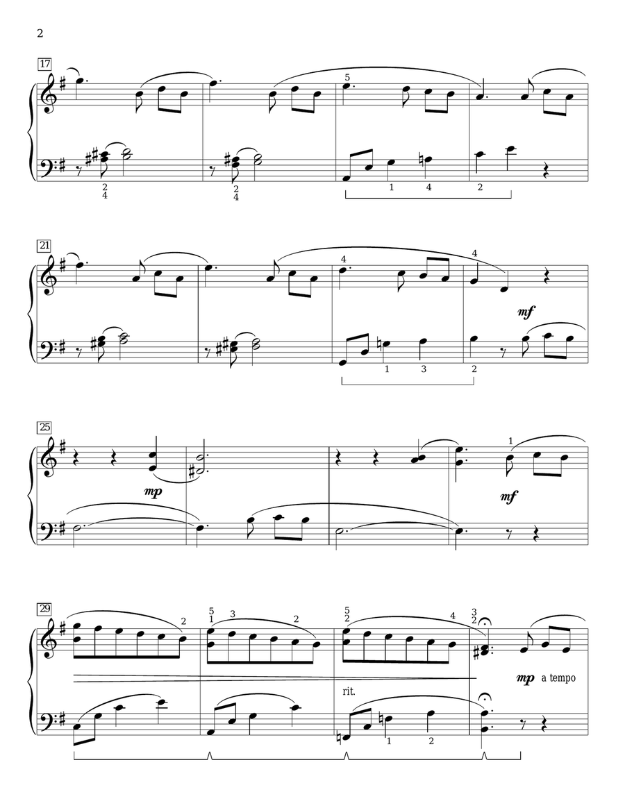 Evening In The Meadow Piano Method scores gallery preview page 2