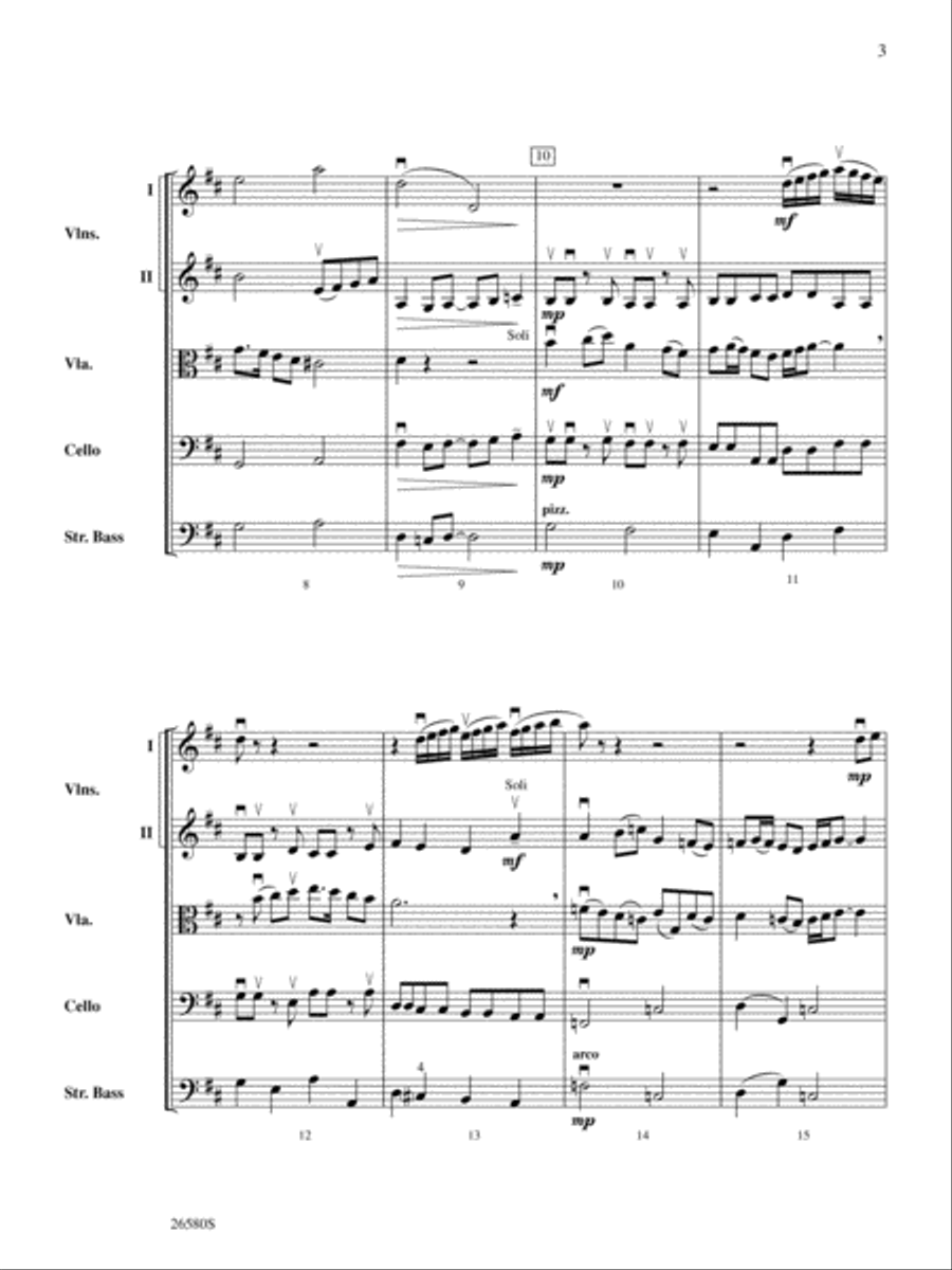 Carpe Diem!: Score Carpe Diem!: Score String Orchestra scores gallery preview page 3