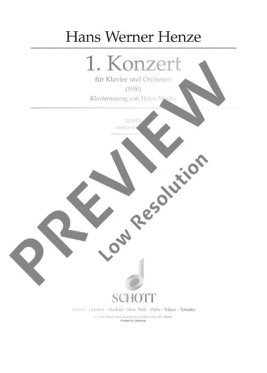1. Konzert 1. Konzert Piano Solo scores gallery preview page 2