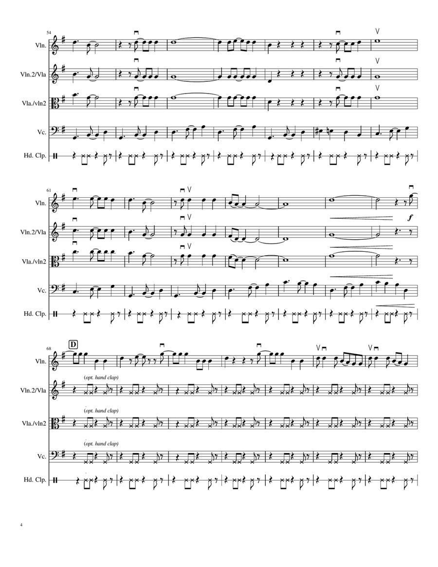 Good Day For Marrying You Small Ensemble scores gallery preview page 4