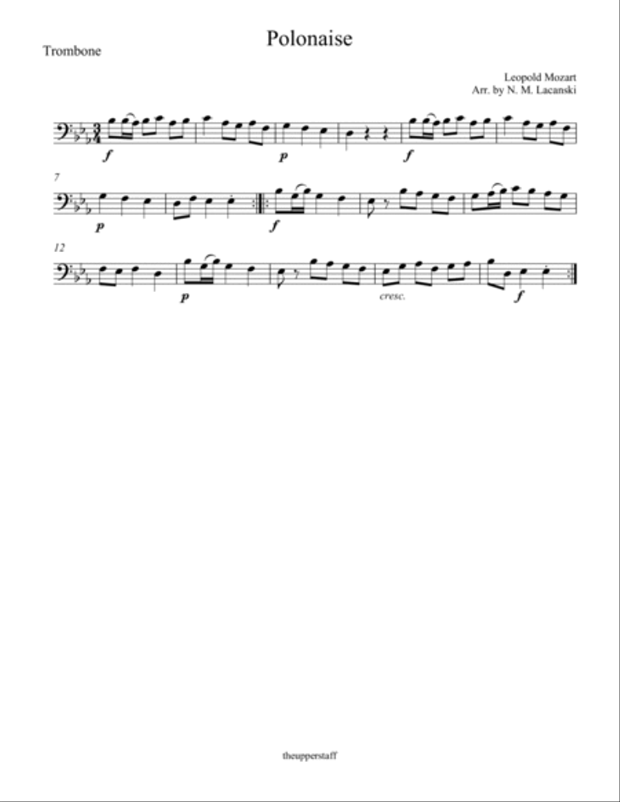 Polonaise Polonaise Brass Duet scores gallery preview page 2