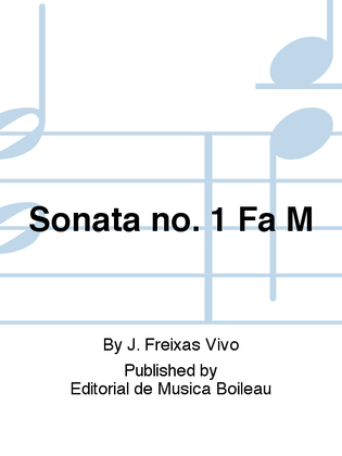 Sonata no. 1 Fa M