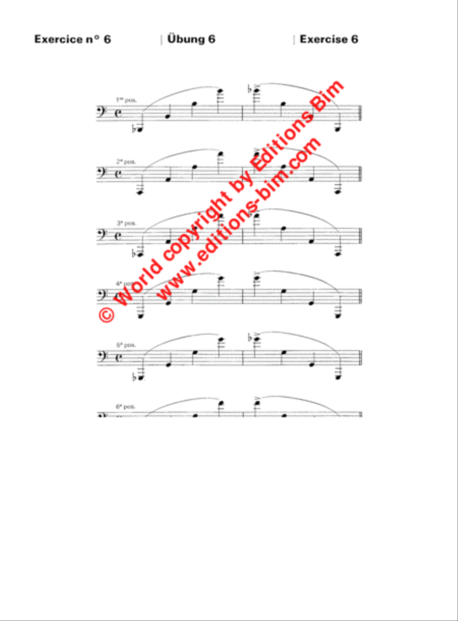 Warm-ups + technical routines Trombone scores gallery preview page 10