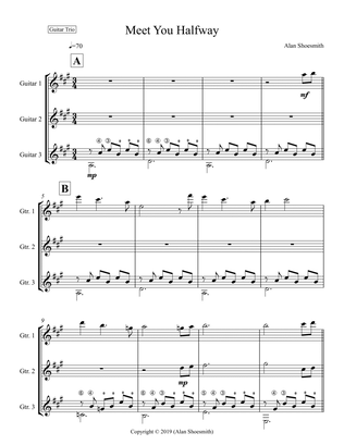 Book cover for Meet You Halfway - Guitar Trio (score & parts)