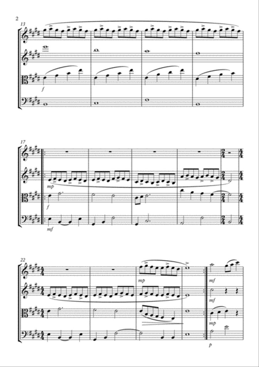 Soluciones String Quartet scores gallery preview page 2