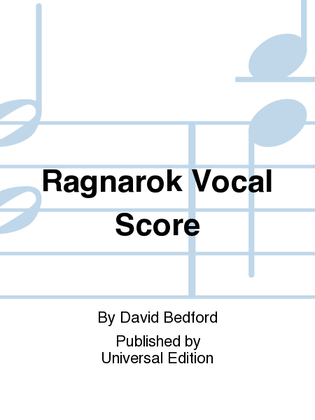 Ragnarok Vocal Score