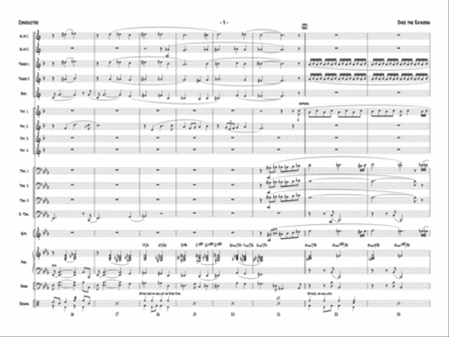 Over the Rainbow Jazz Ensemble scores gallery preview page 12