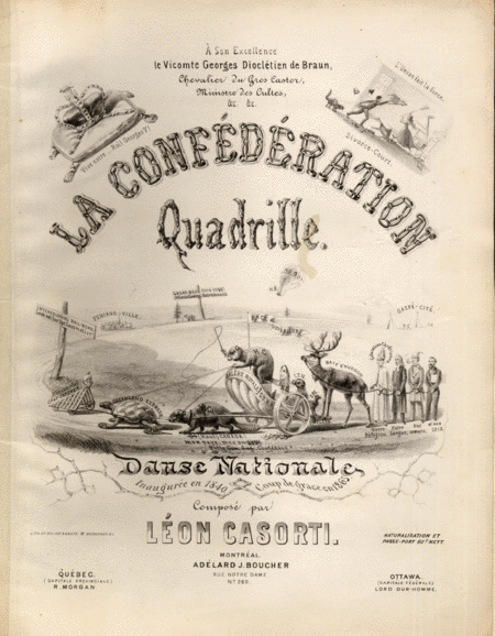 La Confederation Quadrille. Danse Nationale