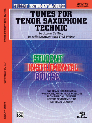 Book cover for Student Instrumental Course Tunes for Tenor Saxophone Technic