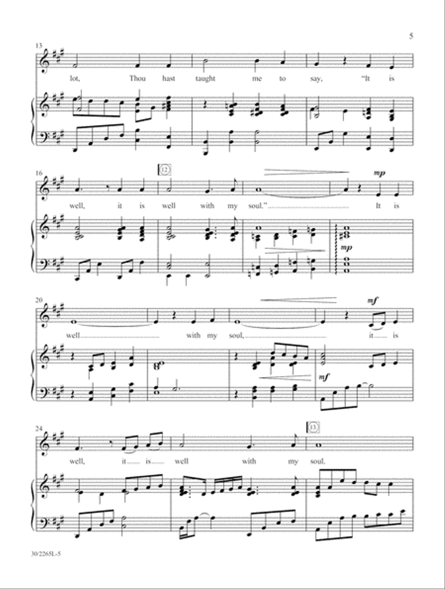 Songs of Comfort and Hope - Medium-low Voice Medium Voice scores gallery preview page 5