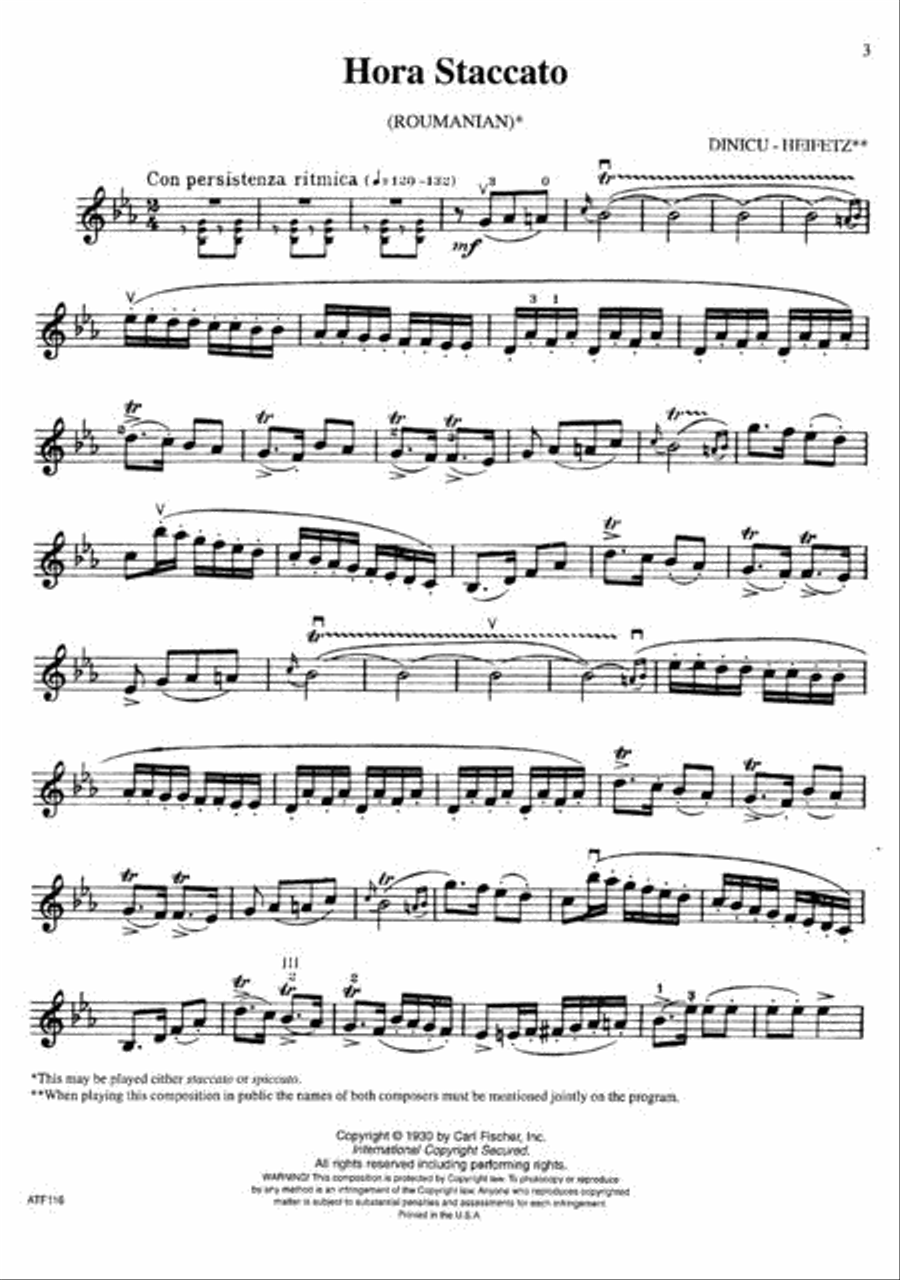 Heifetz Collection Violin Solo scores gallery preview page 3