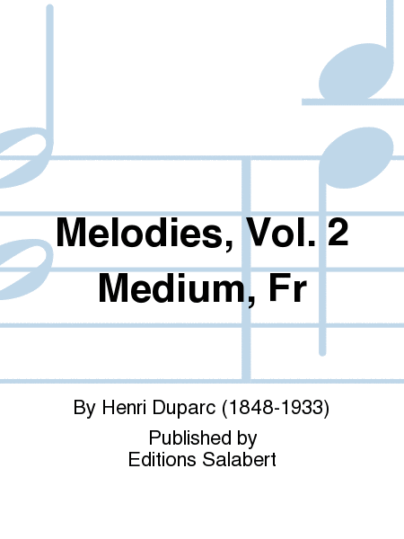 Melodies, Vol. 2 Medium, Fr