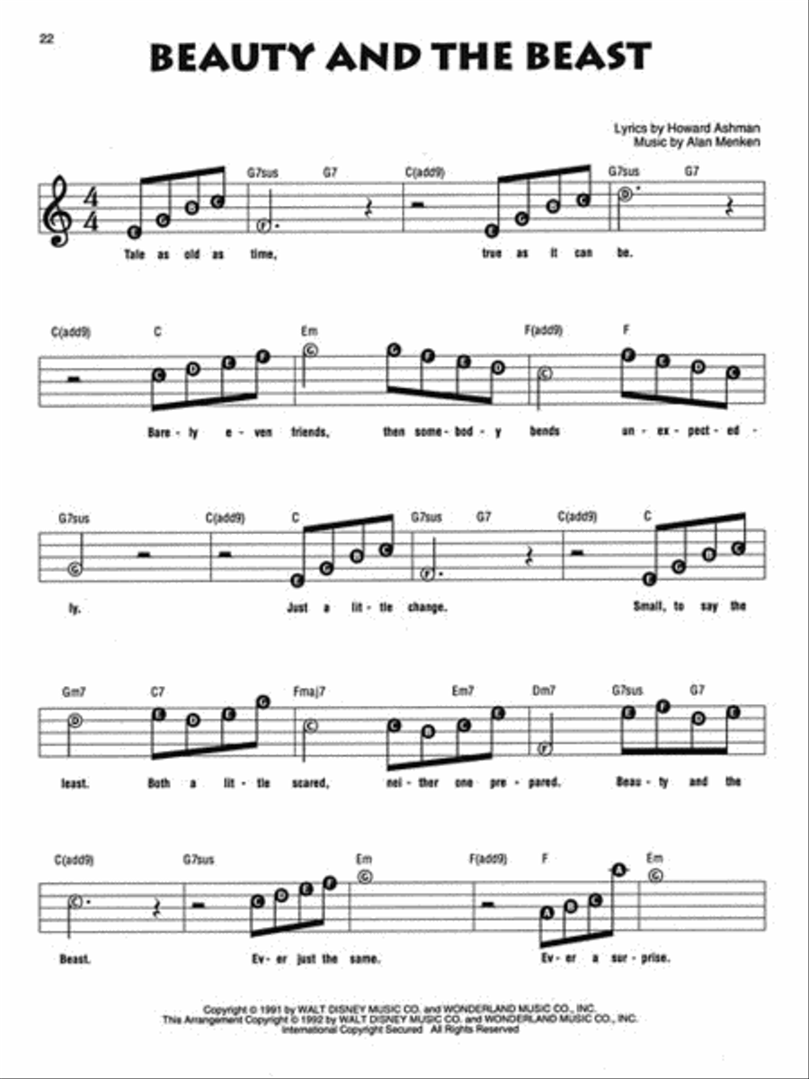 The Disney Collection Recorder scores gallery preview page 3