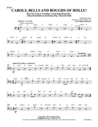 Carols, Bells, and Boughs of Holly!: String Bass