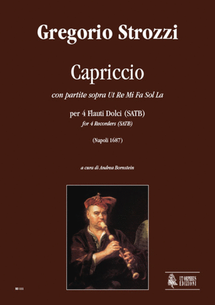 Capriccio con partite sopra Ut Re Mi Fa Sol La (Napoli 1687) for 4 Recorders (SATB)
