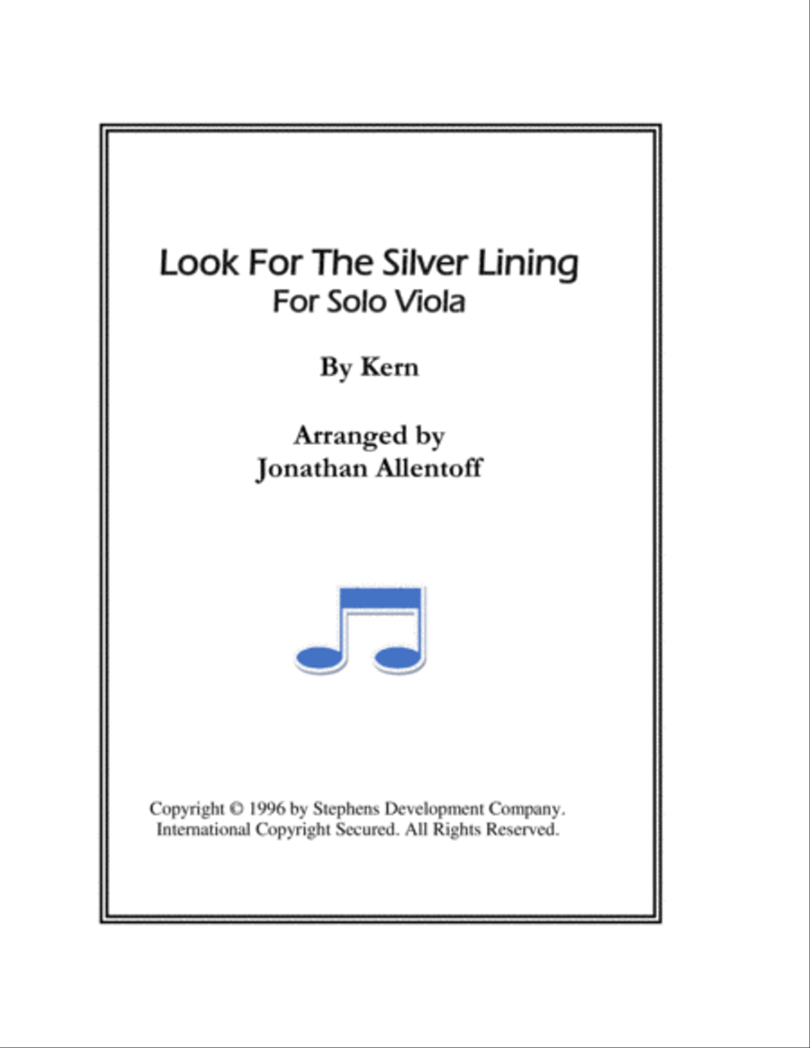Look For The Silver Lining