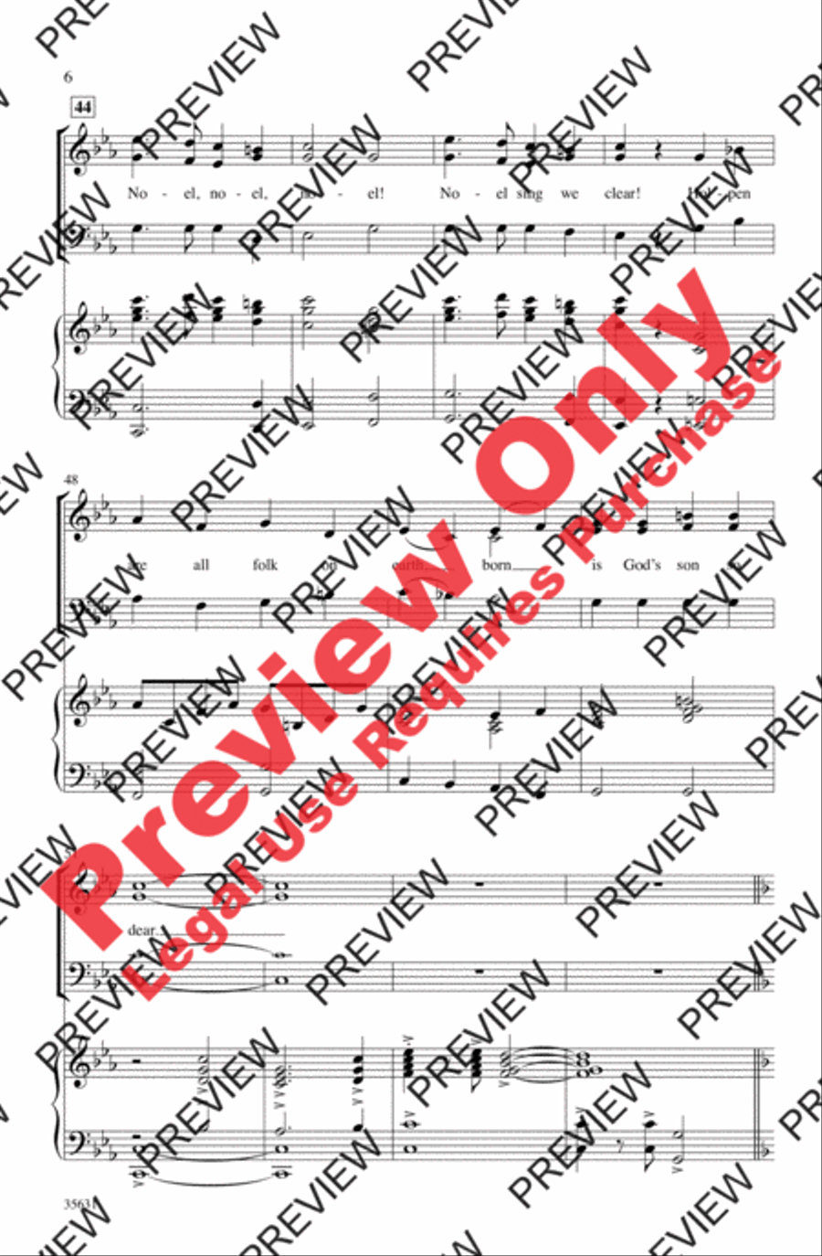 Masters in This Hall Masters in This Hall 3-Part scores gallery preview page 6