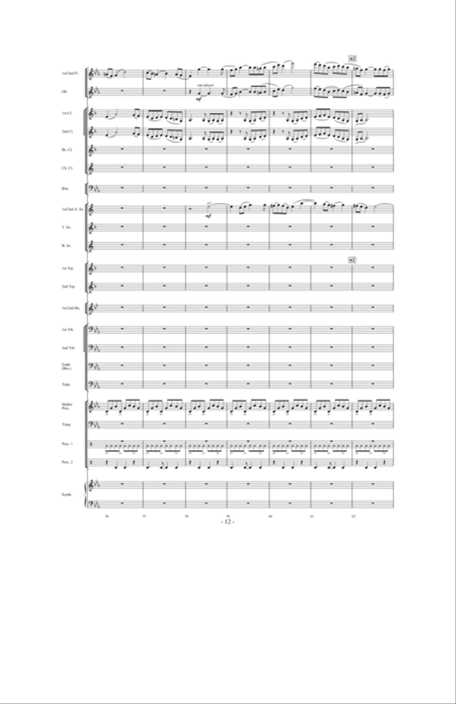 Earhart Earhart Concert Band scores gallery preview page 11
