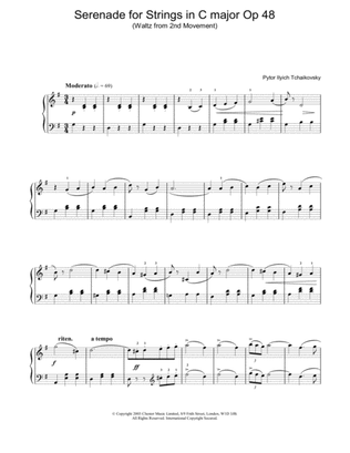 Book cover for Serenade for Strings in C major Op 48