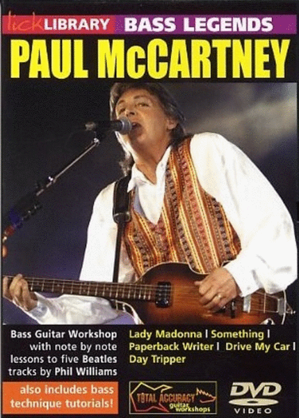 Bass Legends Paul Mccartney Dvd