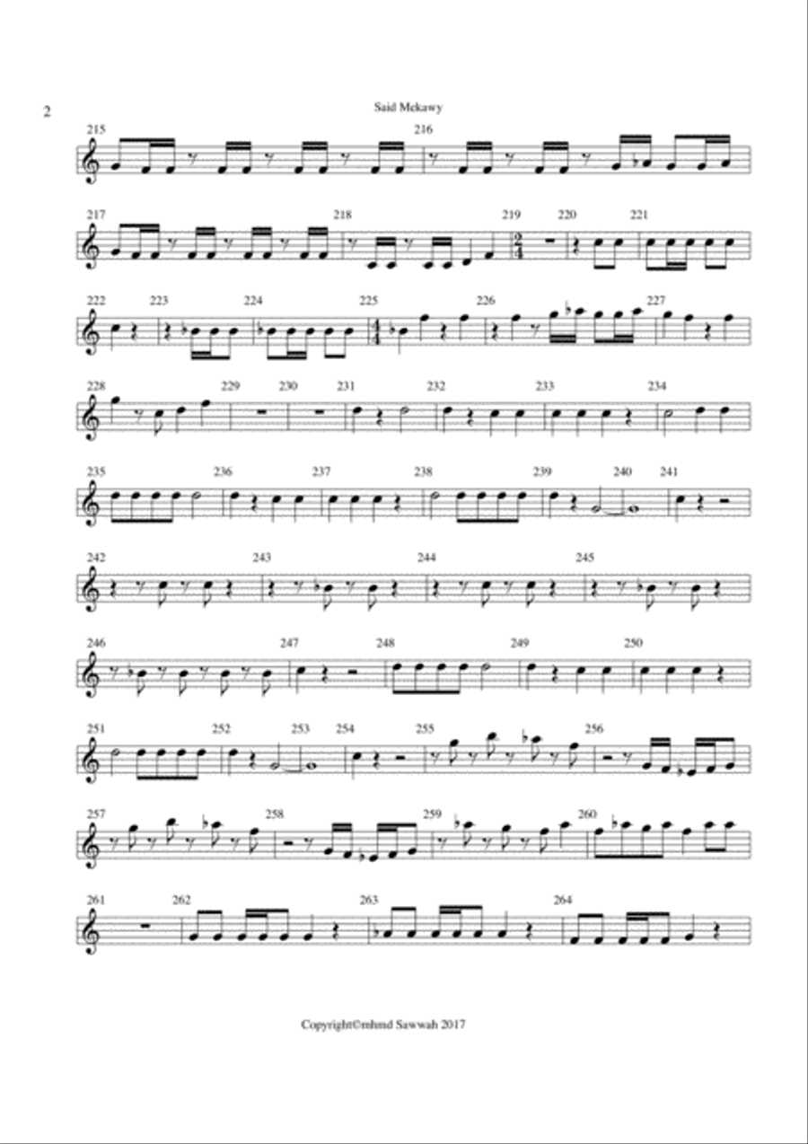 EL Lila L kbeera Brass Ensemble scores gallery preview page 6