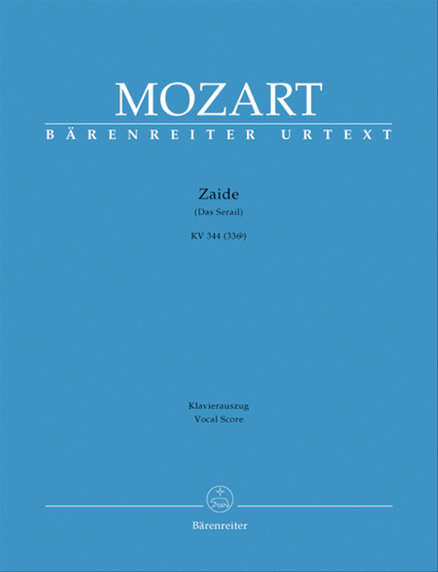 Zaide, KV 344 (336b) Men's Choir scores gallery preview page 1