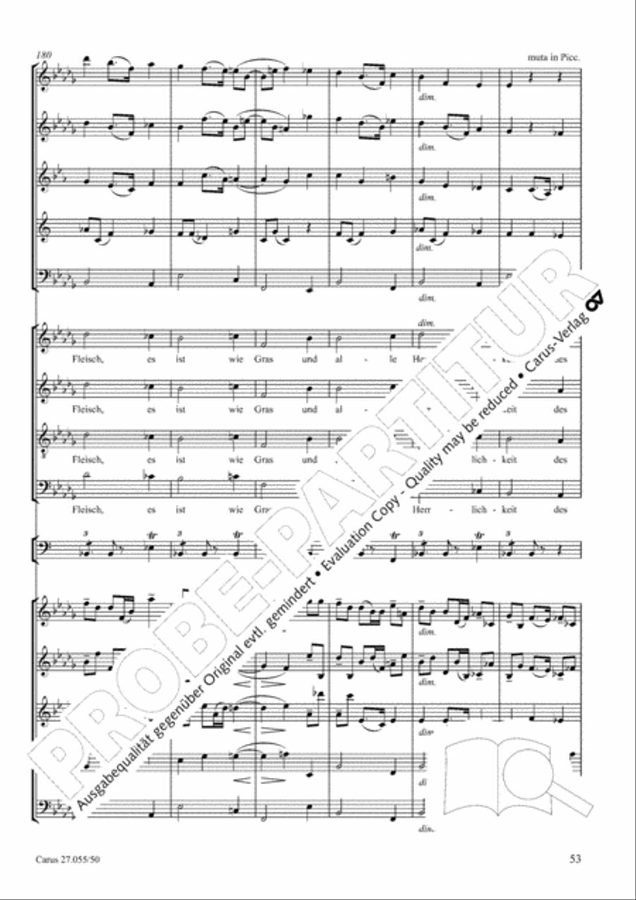 Ein Deutsches Requiem (German Requiem) 4-Part scores gallery preview page 60