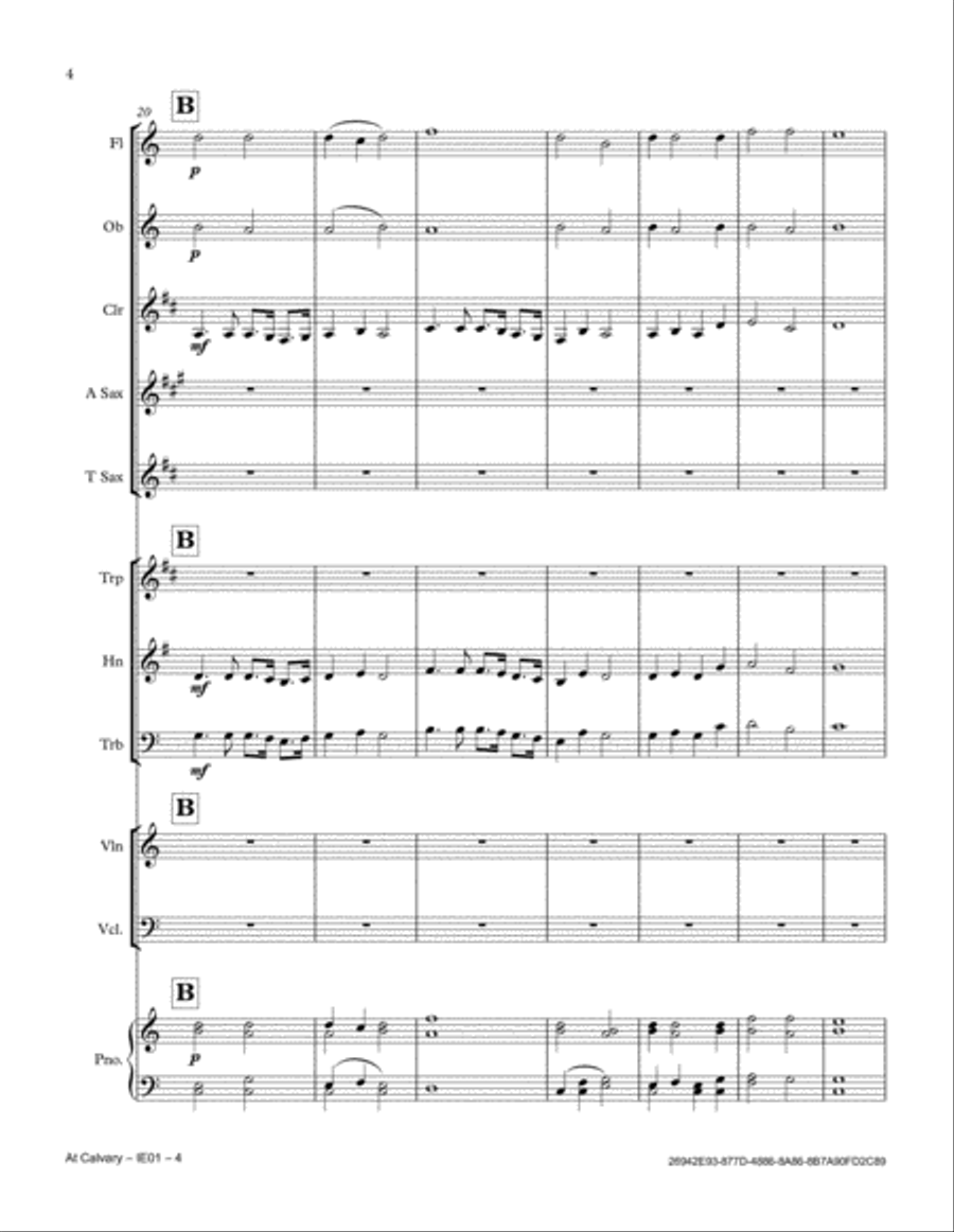 At Calvary Concert Band scores gallery preview page 4