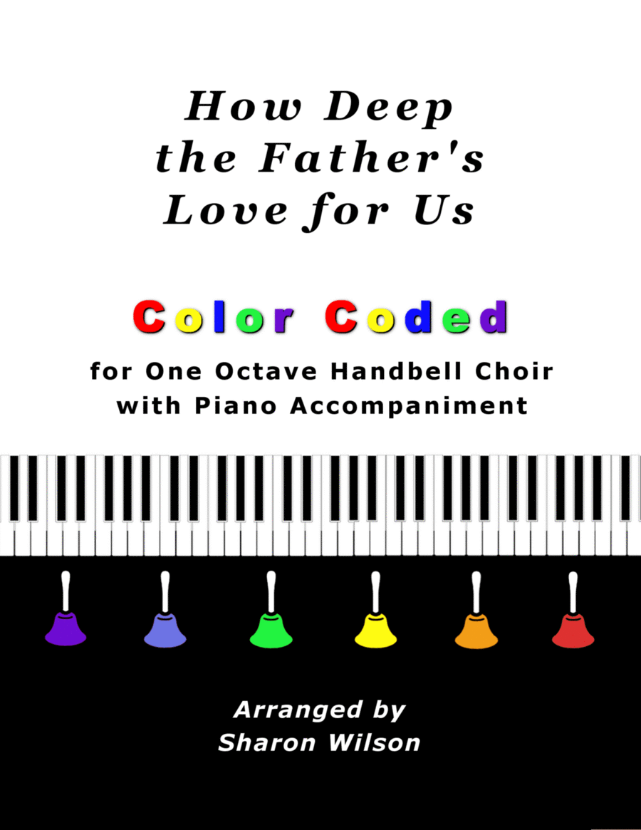 How Deep The Father's Love For Us Handbell Choir scores gallery preview page 1