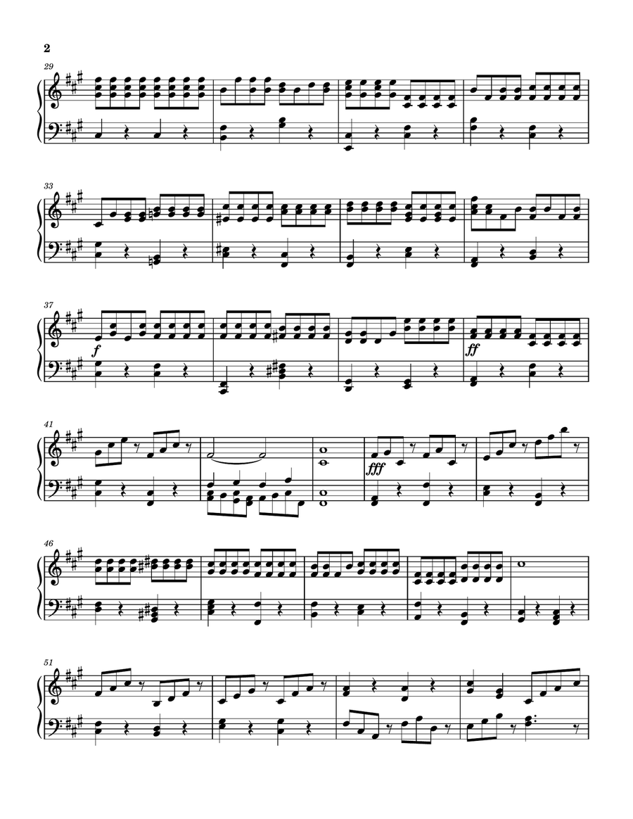 DirtyBois Theme Song Piano Solo scores gallery preview page 2