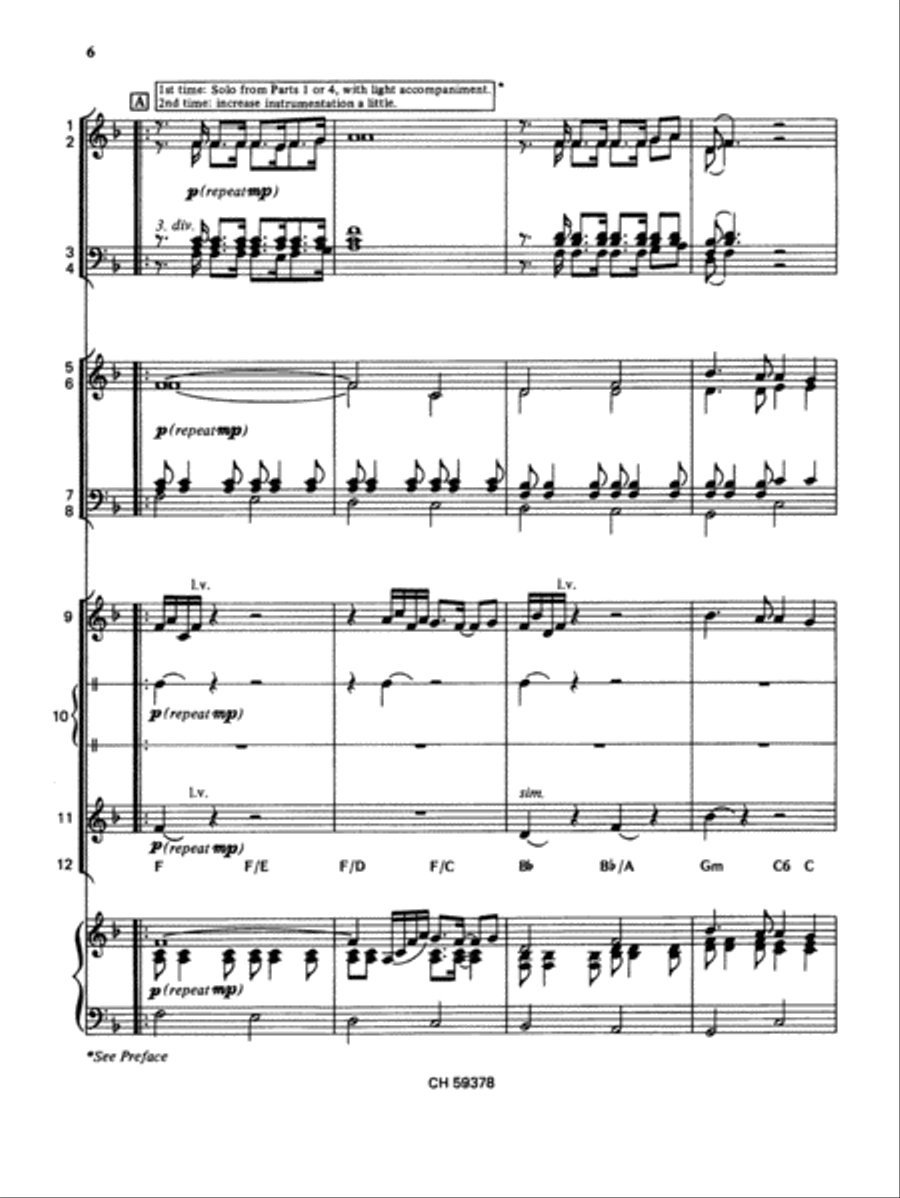I Dreamed A Dream (from Les Miserables) School and Community scores gallery preview page 2