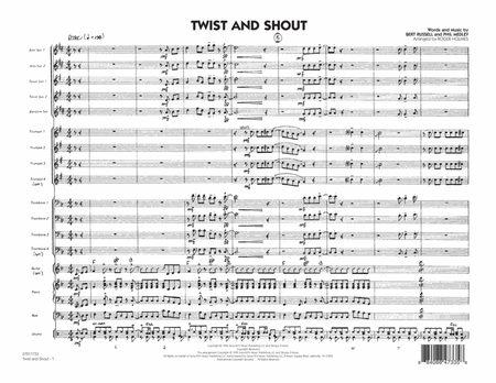 Twist And Shout - Full Score