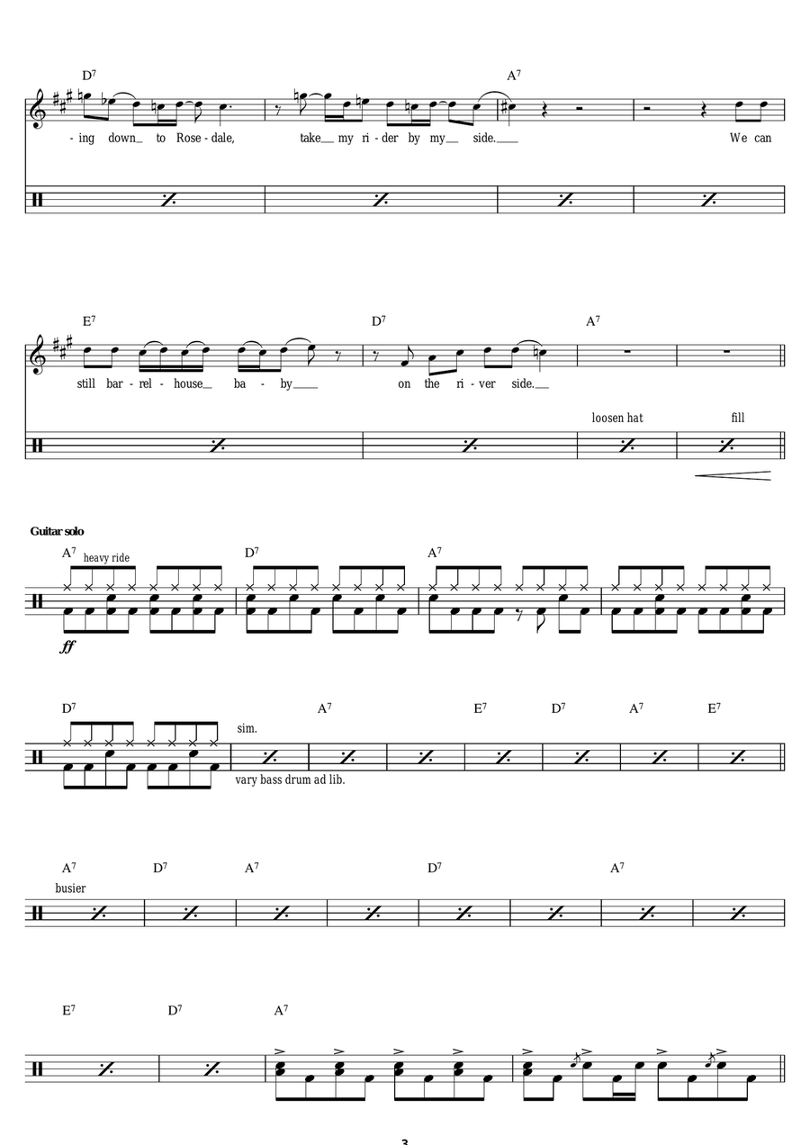 Crossroads Drum Set scores gallery preview page 3