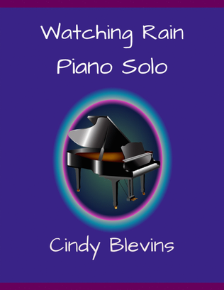 Book cover for Watching Rain, original piano solo