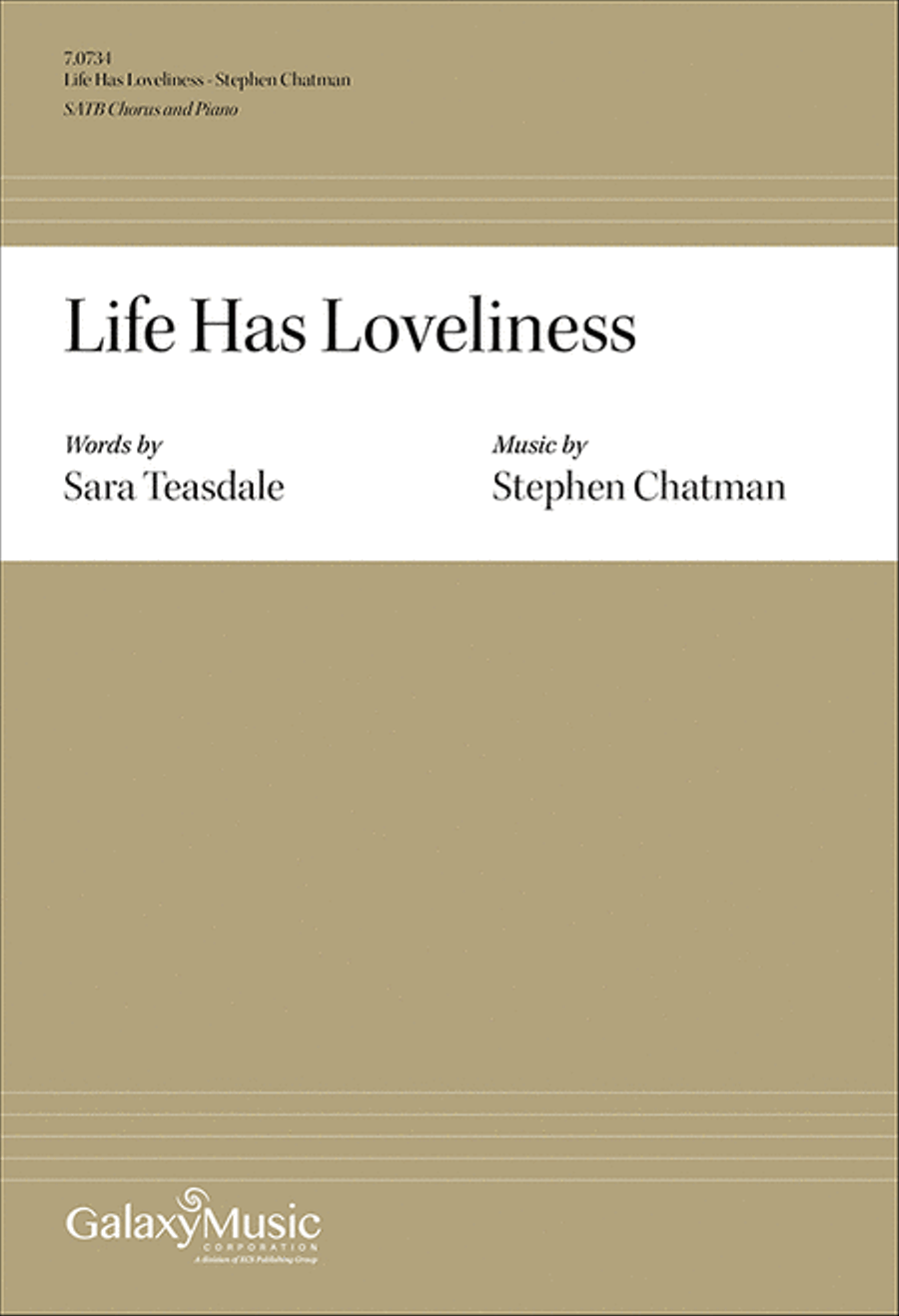 Life Has Loveliness 4-Part scores gallery preview page 1