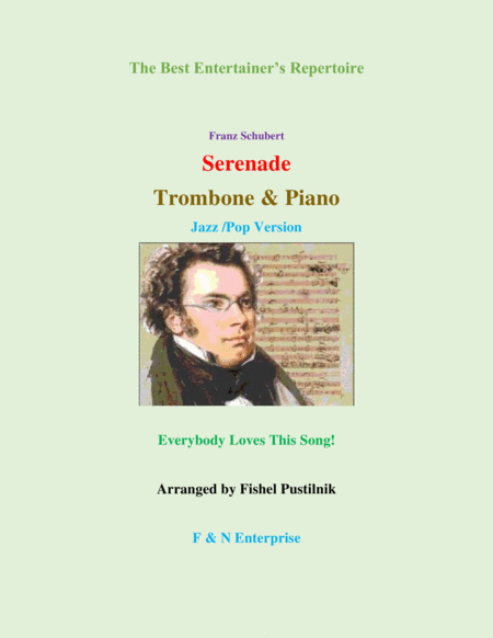 "Serenade" by Schubert-Piano Background for Trombone and Piano image number null