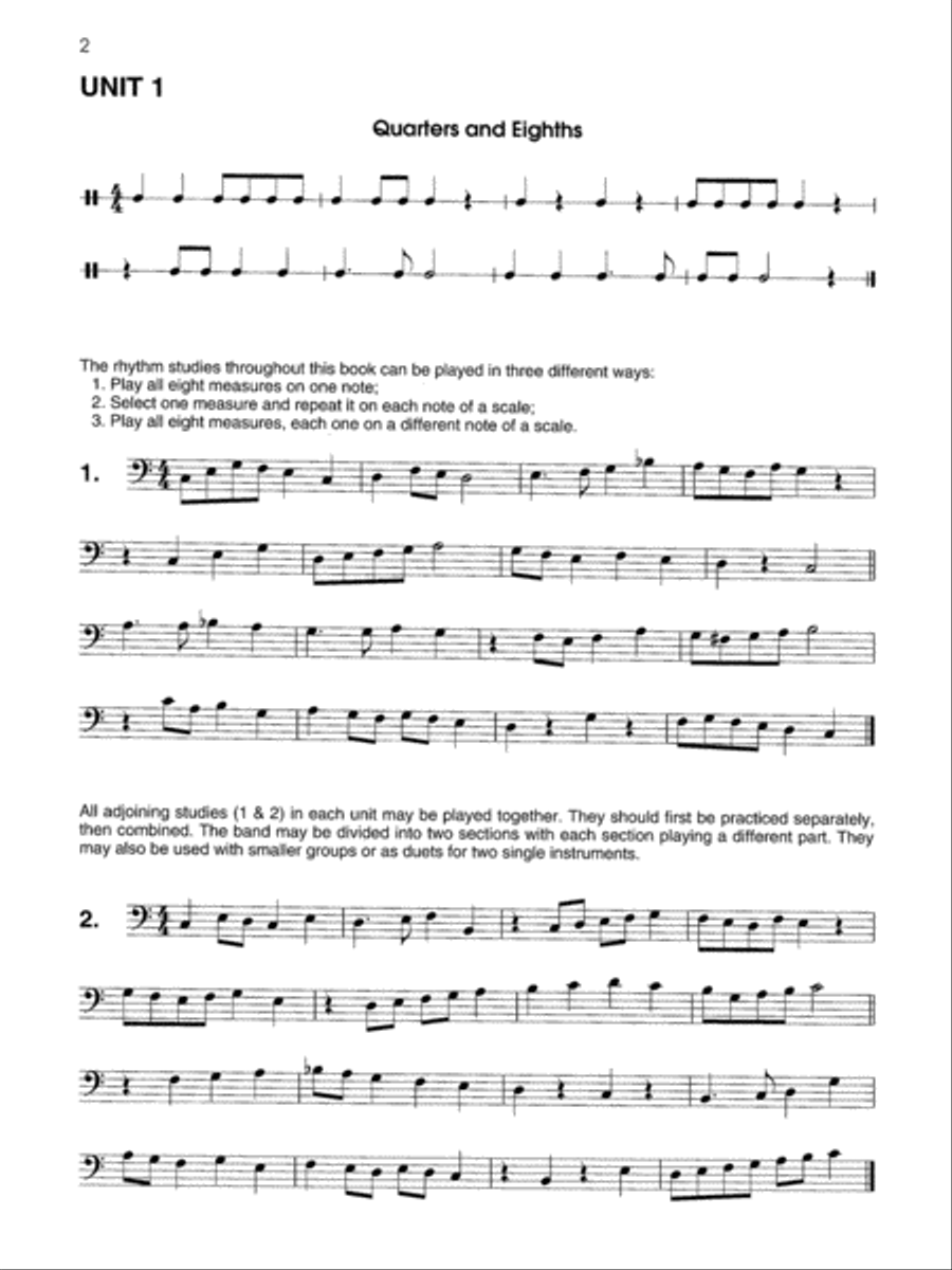 Rhythms & Rests Rhythms & Rests Concert Band Methods scores gallery preview page 6