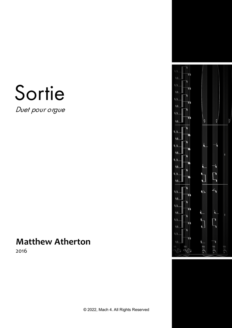 Sortie (for Fr. Christopher, SSM) Organ Solo scores gallery preview page 1