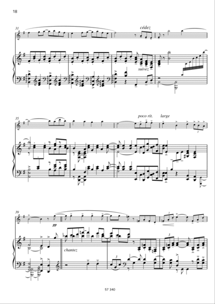 Pavane pour une Infante Défunte Flute Solo scores gallery preview page 3