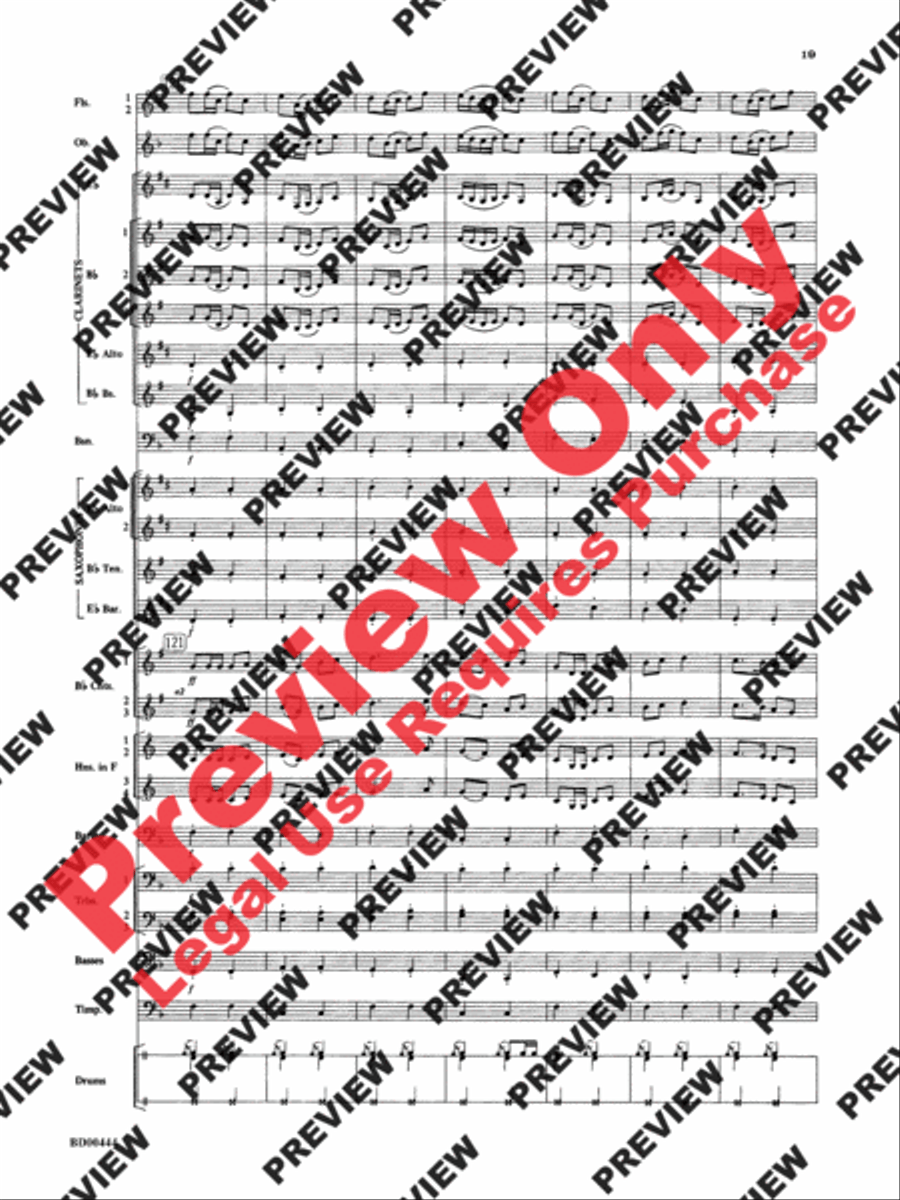 Lethbridge Overture Concert Band scores gallery preview page 20